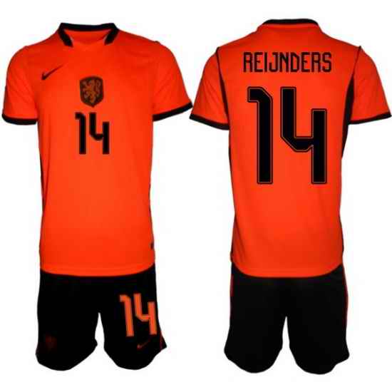 Men Netherlands 2026 Soccer Jerseys Orange #14 Tijjani Reijnders